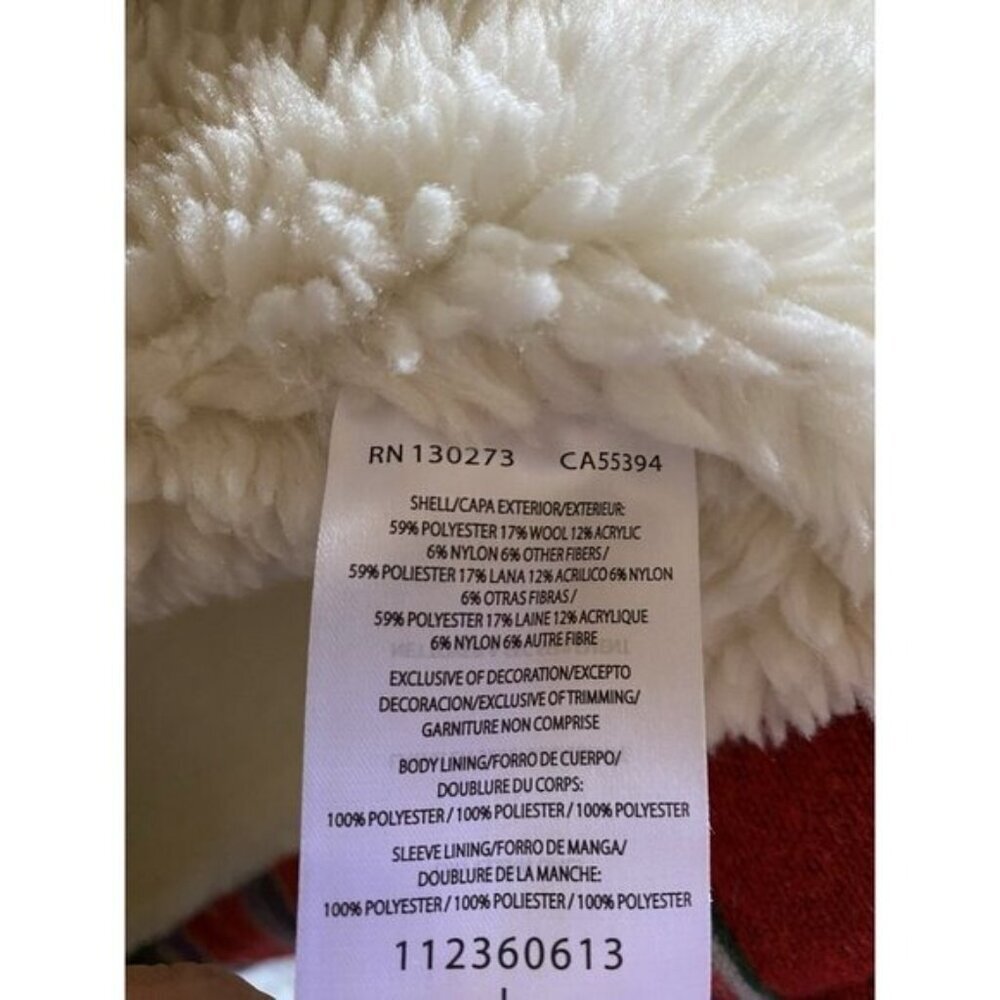 Wrangler + Lainey Wilson Sunburn Aztec Wool Coat Rodeo Ben Faux Sherpa sz XL - Picture 5 of 10